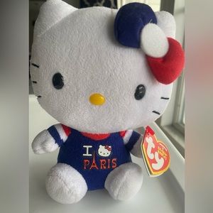 Ty Hello Kitty Paris plush NWT